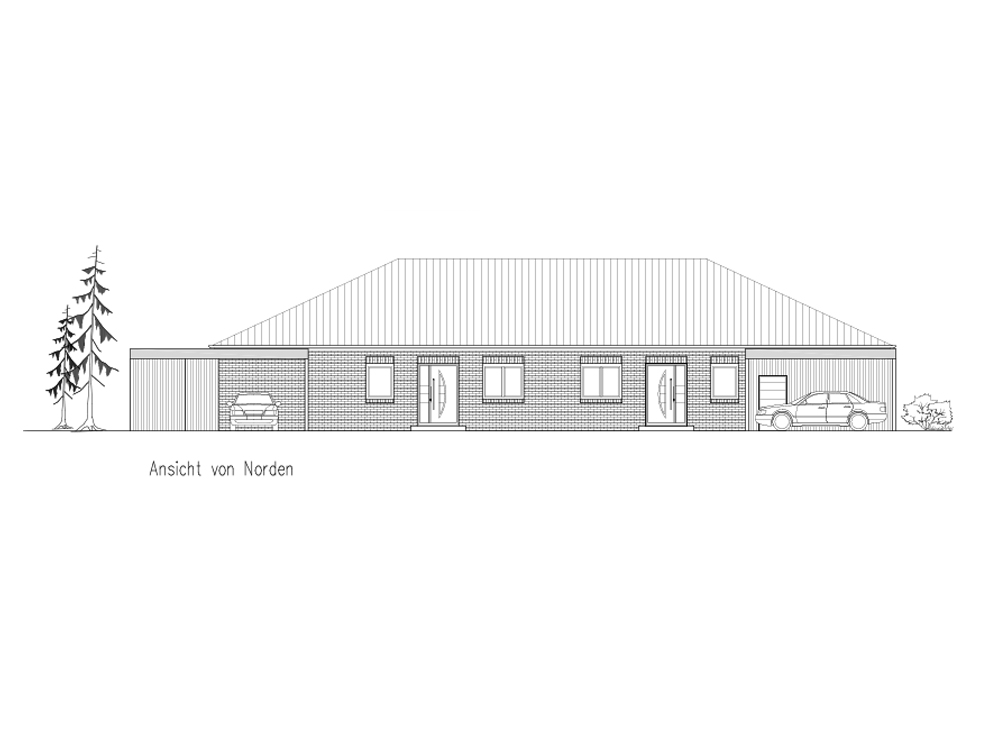 Ansicht von Norden Hassel Am Sudthal